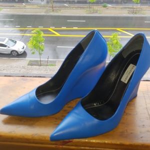 Balenciaga Electric Blue Wedges